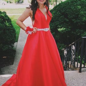 Size 6  ( altered down to a 4) Red Sherri Hill